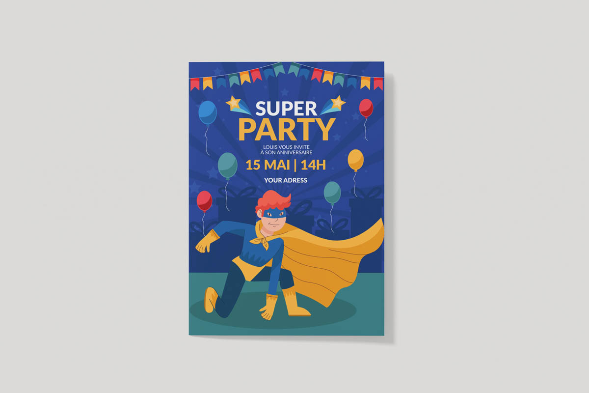 Invitation anniversaire – Gabriel