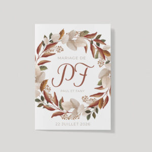Invitation de mariage gamme Autum