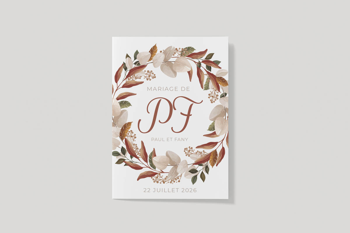 Invitation de mariage – Autum
