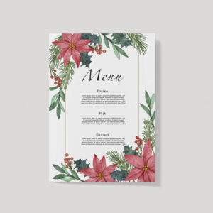 Menu de mariage – Anastasia