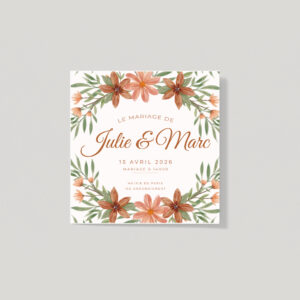 Étiquette personnalisable carrée gamme Joannah