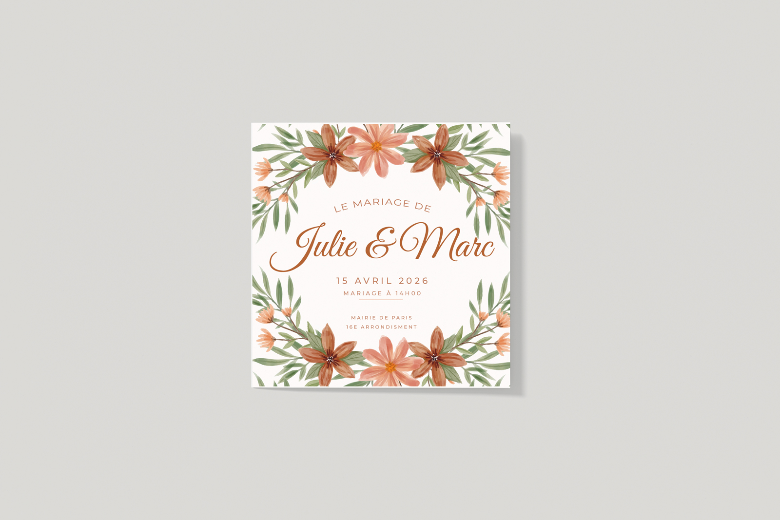 Étiquette personnalisable carrée gamme Joannah