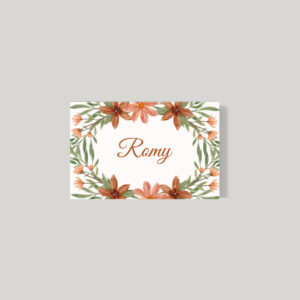 Étiquette de table gamme Joannah