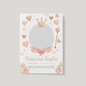 Invitation anniversaire gamme Sarina