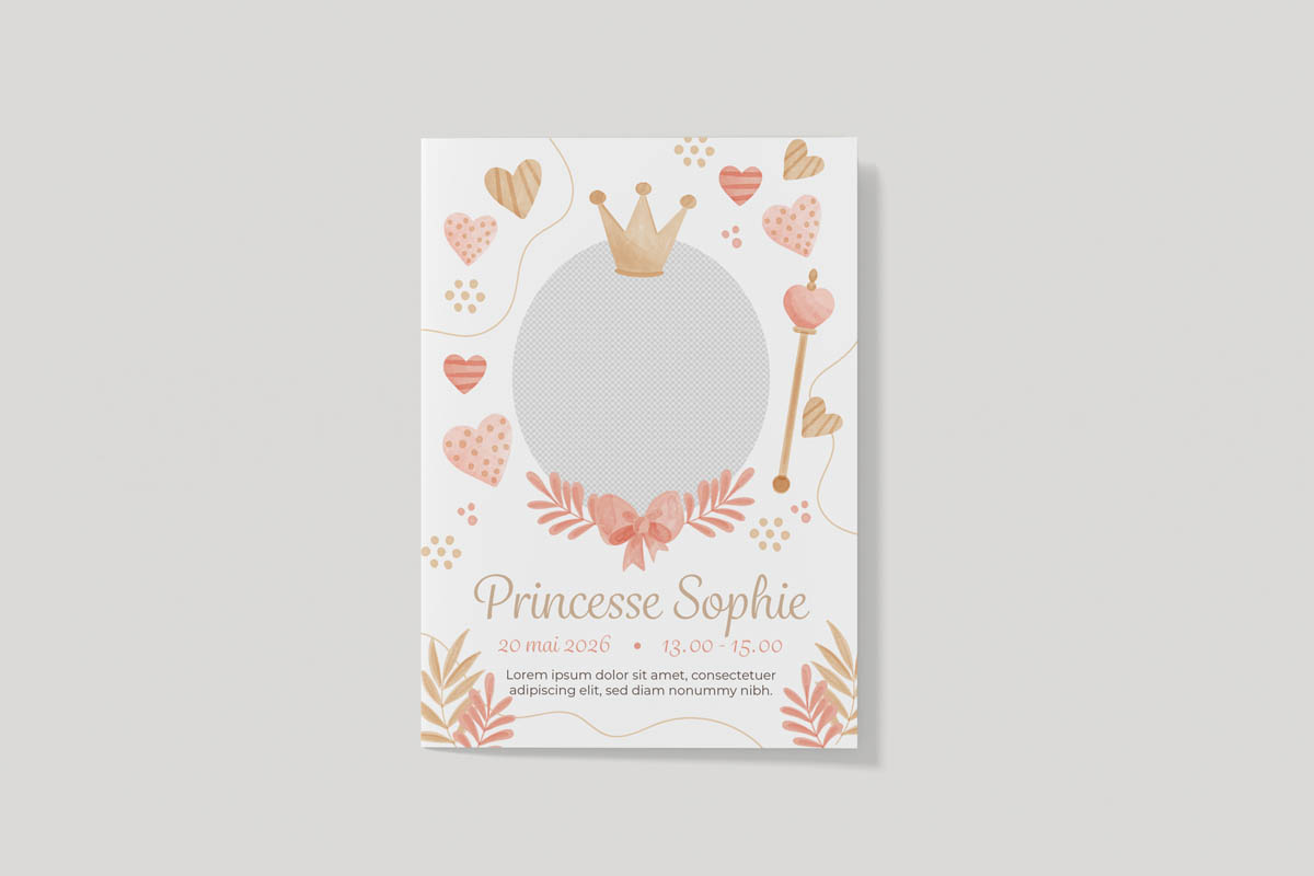 Invitation anniversaire – Sarina