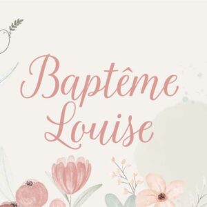 Étiquette dragées, douceurs – Agathe