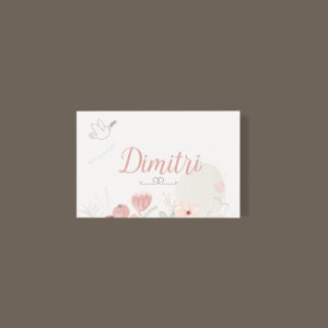 Étiquette de table gamme Agathe